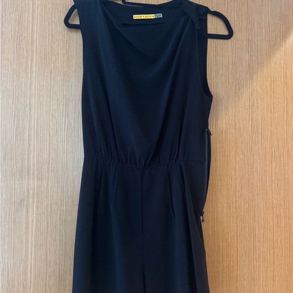 Alice + Olivia Pants - Alice + Olivia Black Jumpsuit
